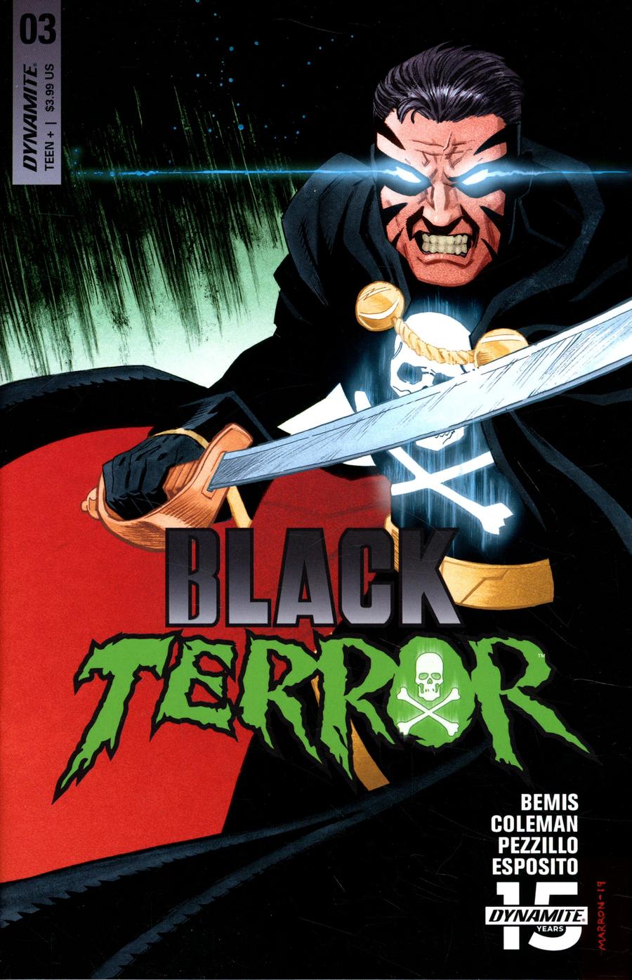 Black Terror Vol 4 #3 Cover C Variant Eoin Marron Cover