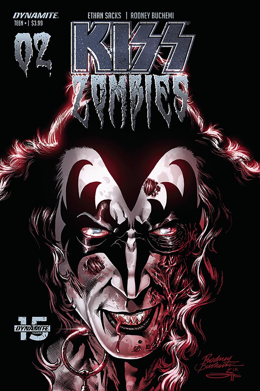 KISS Zombies #2 Cover C Variant Rodney Buchemi Cover