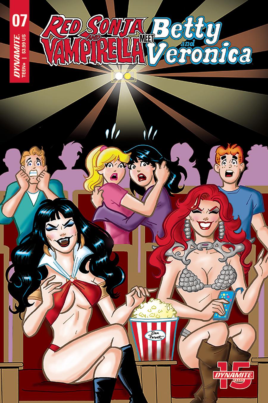 Red Sonja And Vampirella Meet Betty And Veronica #7 Cover D Variant Dan Parent Cover