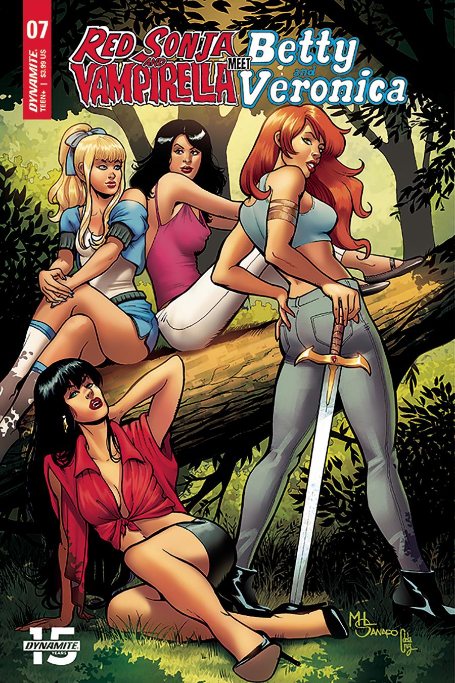 Red Sonja And Vampirella Meet Betty And Veronica #7 Cover E Variant Maria Sanapo Cover