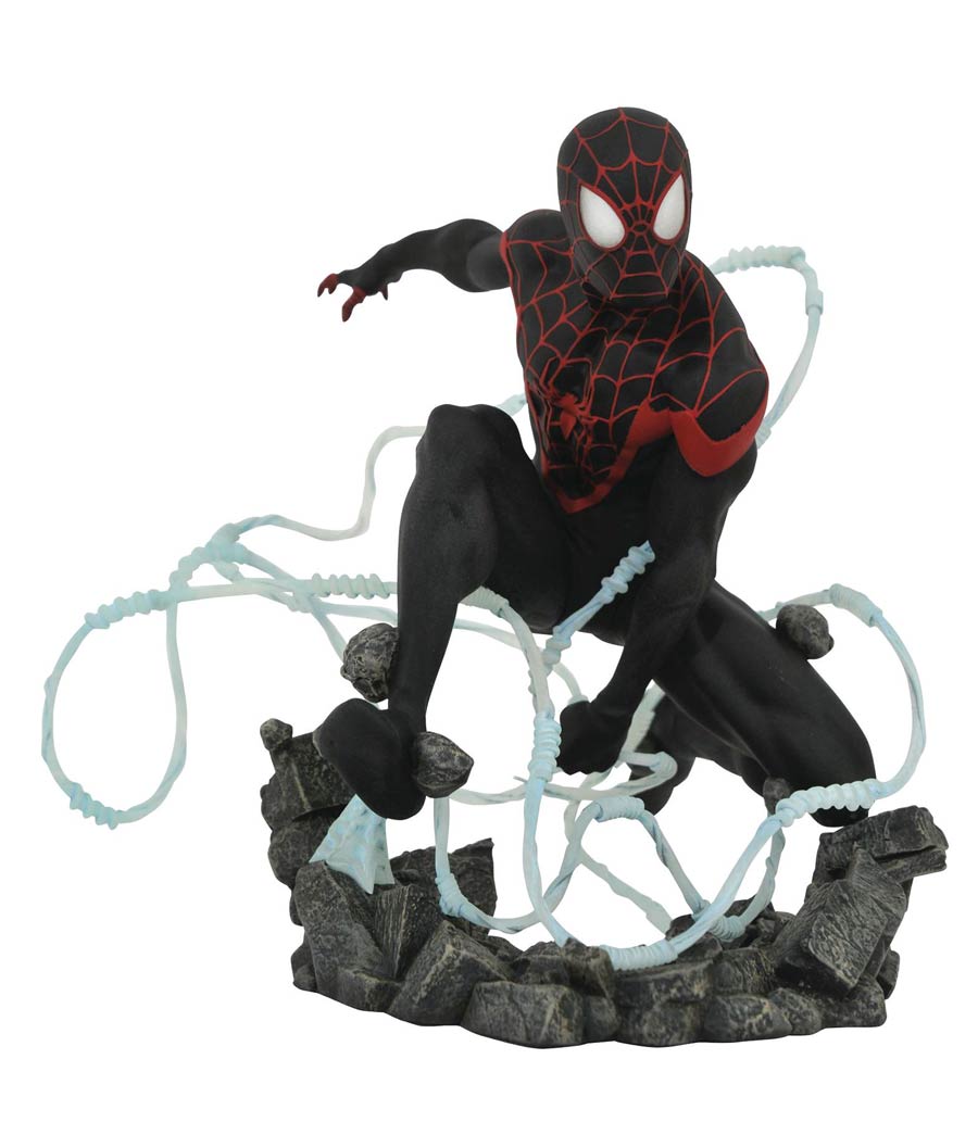 Marvel Comic Premier Collection Miles Morales Spider-Man Statue