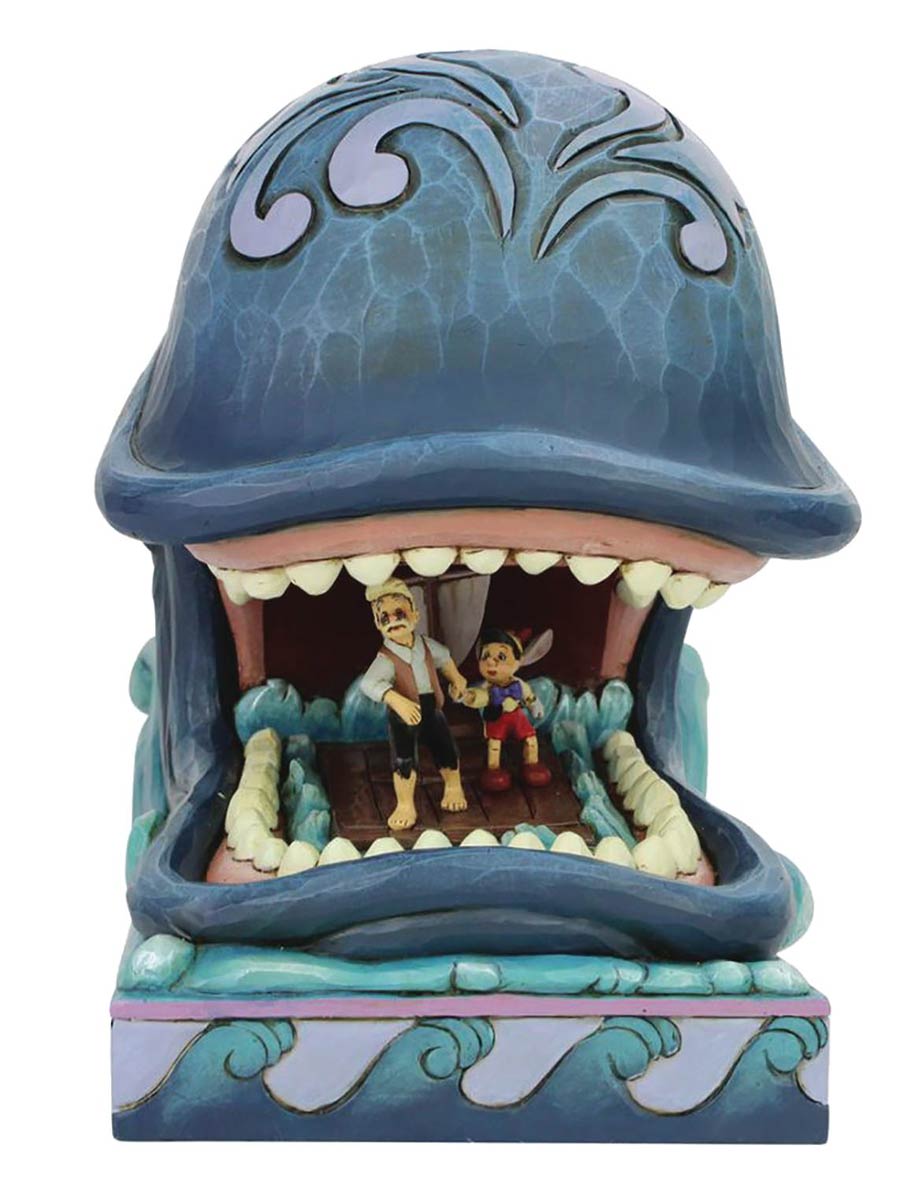 Pinocchio Monstro With Gepetto 7.5-Inch Figurine