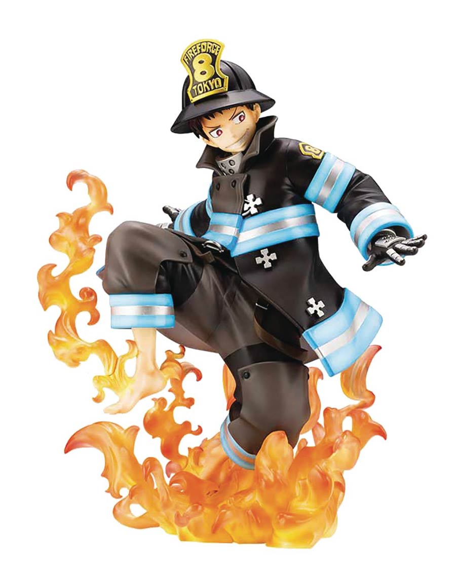 Fire Force Shinra Kusakabe ARTFX J Statue