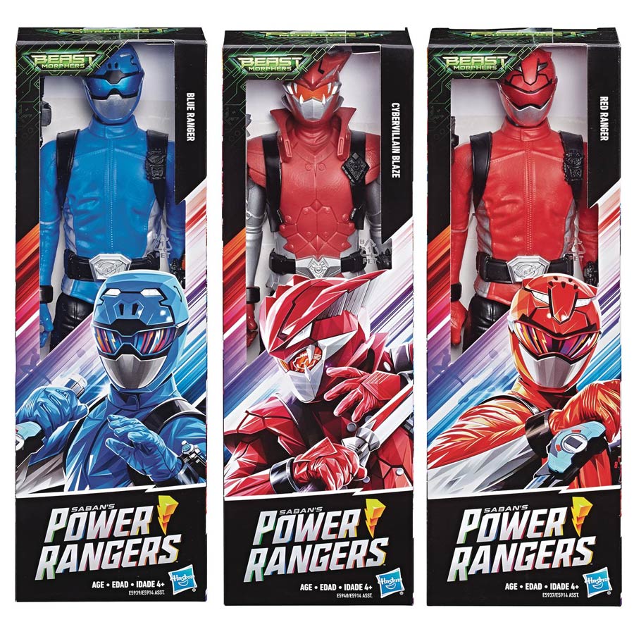 Power Rangers Beast Morphers 12-Inch Action Figure Assortment Case 201901