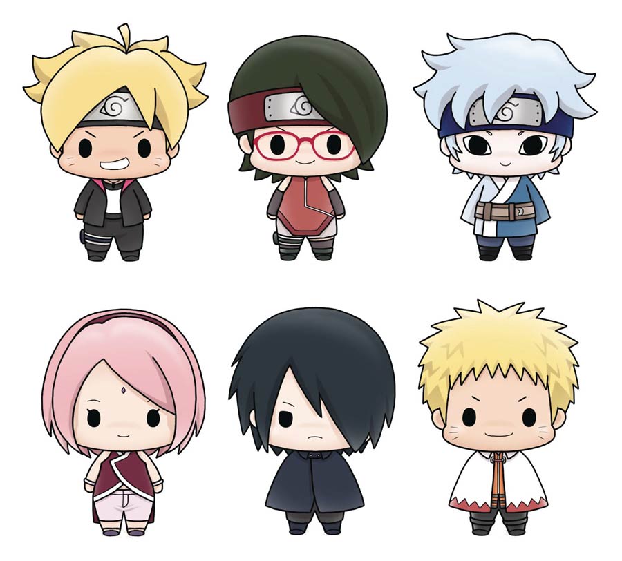 Boruto Naruto Next Generations Chokorin Mascot 6-Piece Display