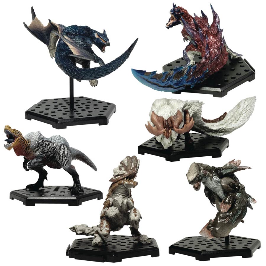 Monster Hunter CFB Standard Model Trading Figure Series 15 Blind Mystery Box 6-Piece Display
