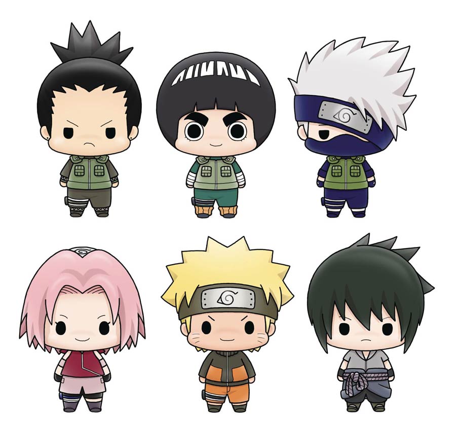 Naruto Shippuden Chokorin Mascot Series 6-Piece Display