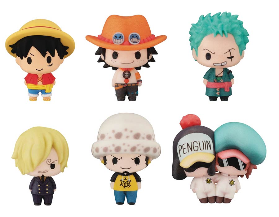 One Piece Chokorin Mascot Series 6-Piece Display