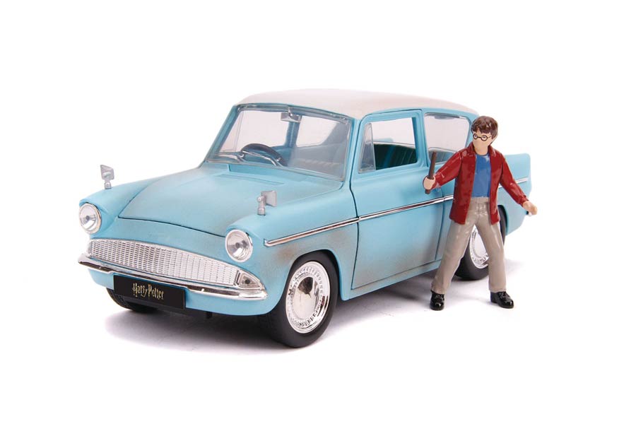 Harry Potter 1959 Ford Anglia & Harry 1/24 Scale Die-Cast Figure