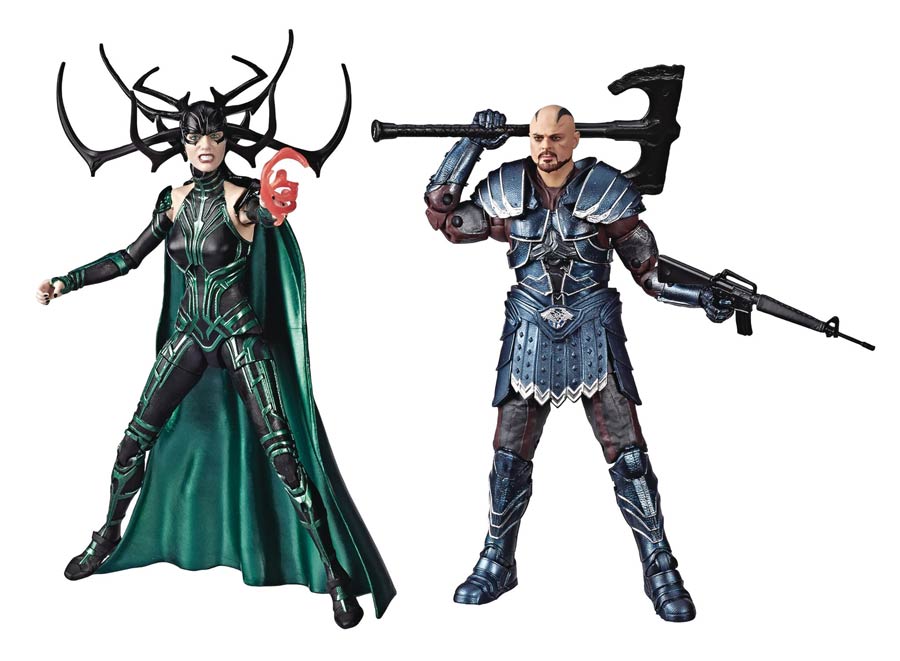 Marvel Legends 80th Anniversary Skurge/Hela 6-Inch Action Figure Set Case