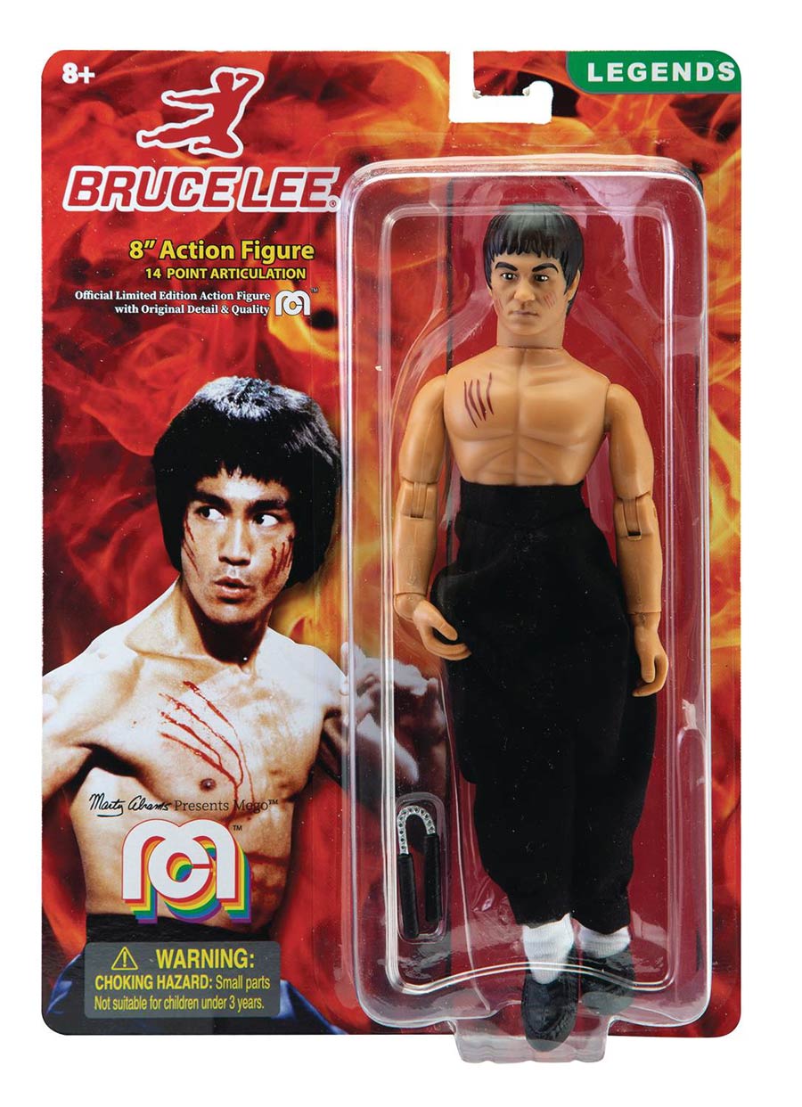 Mego Legends Wave 5 Bruce Lee 8-Inch Action Figure