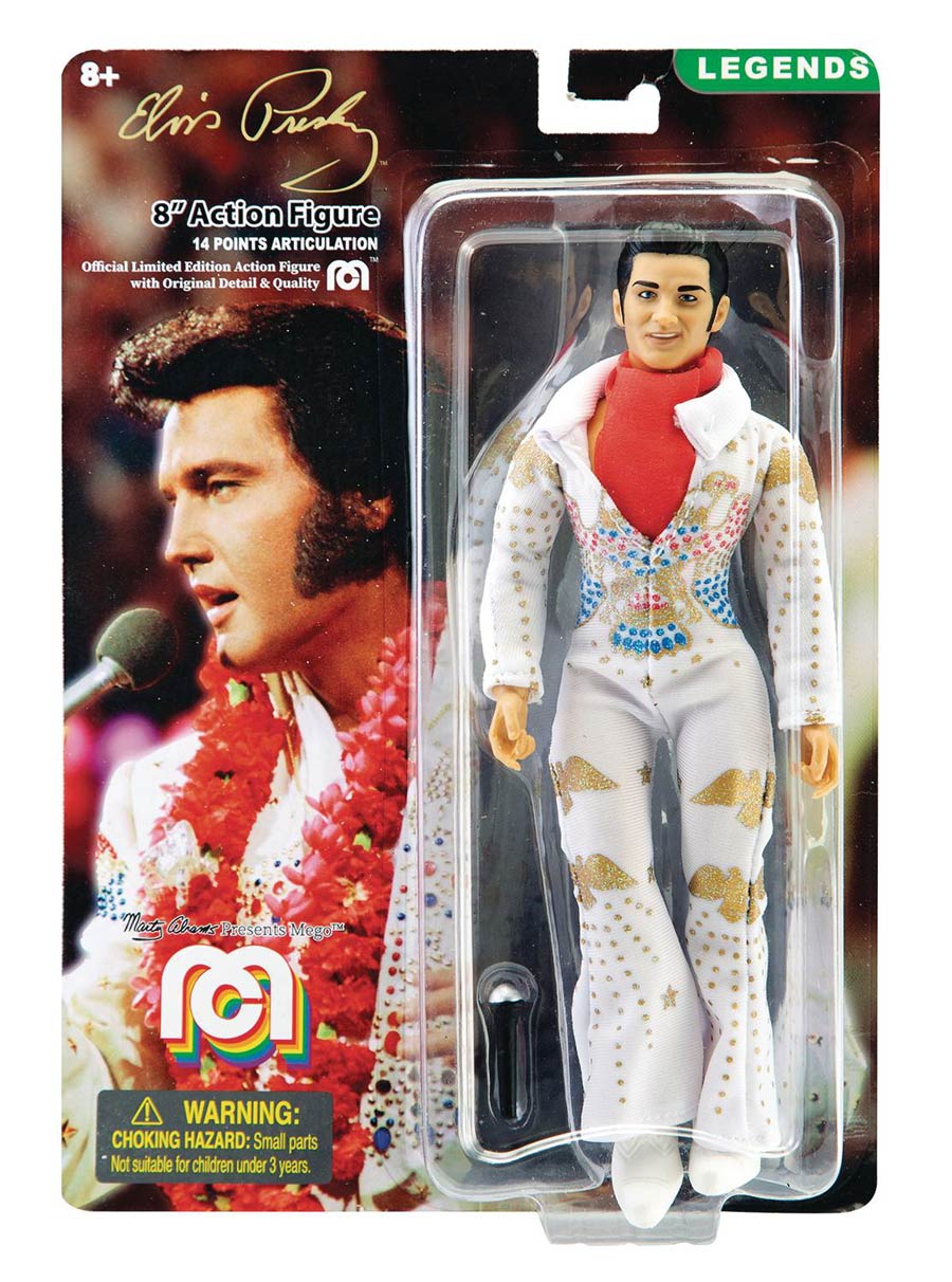 Mego Legends Wave 5 Elvis Aloha Jumpsuit 8-Inch Action Figure