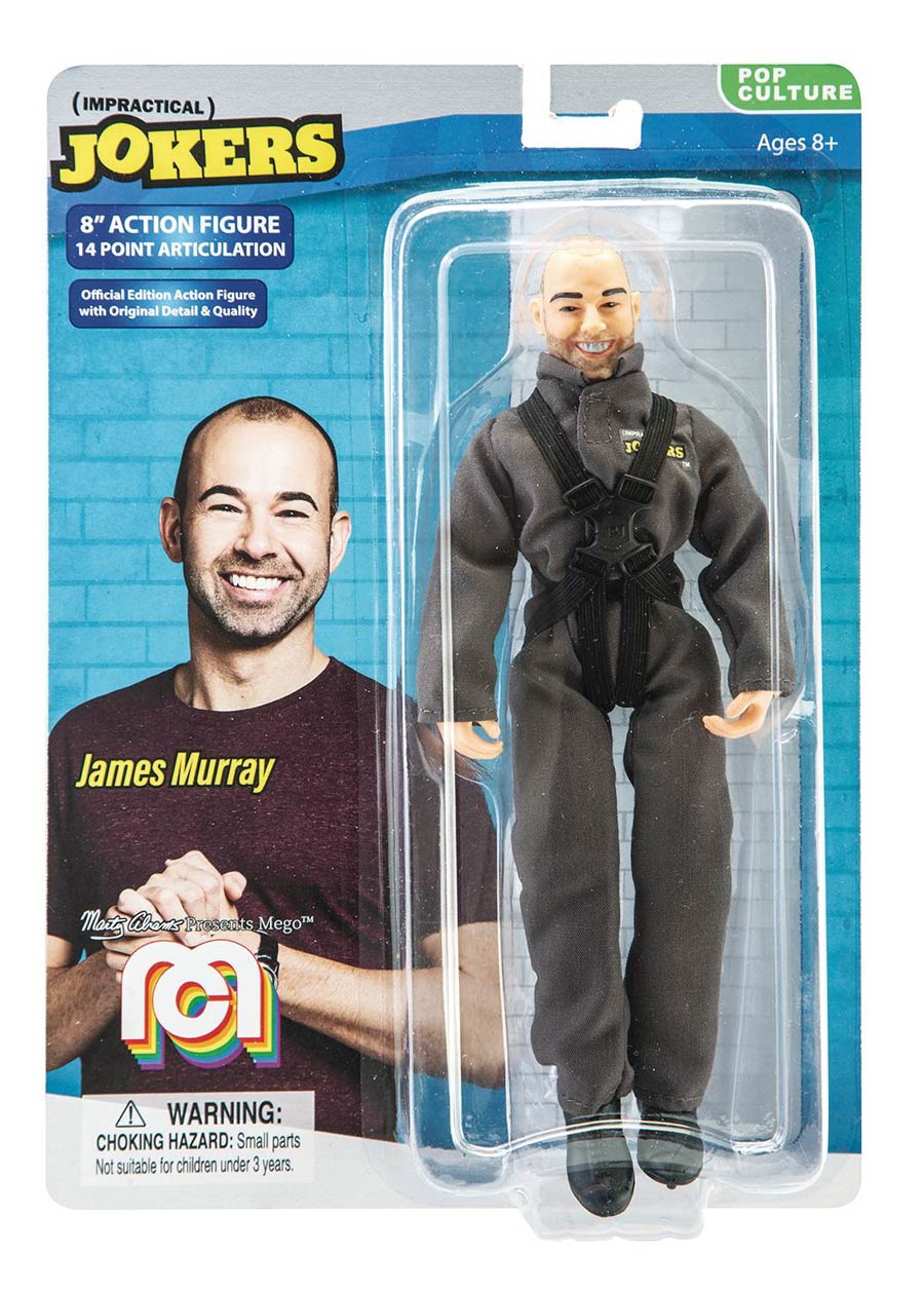 Mego Pop Culture Wave 5 Impractical Jokers Murr 8-Inch Action Figure