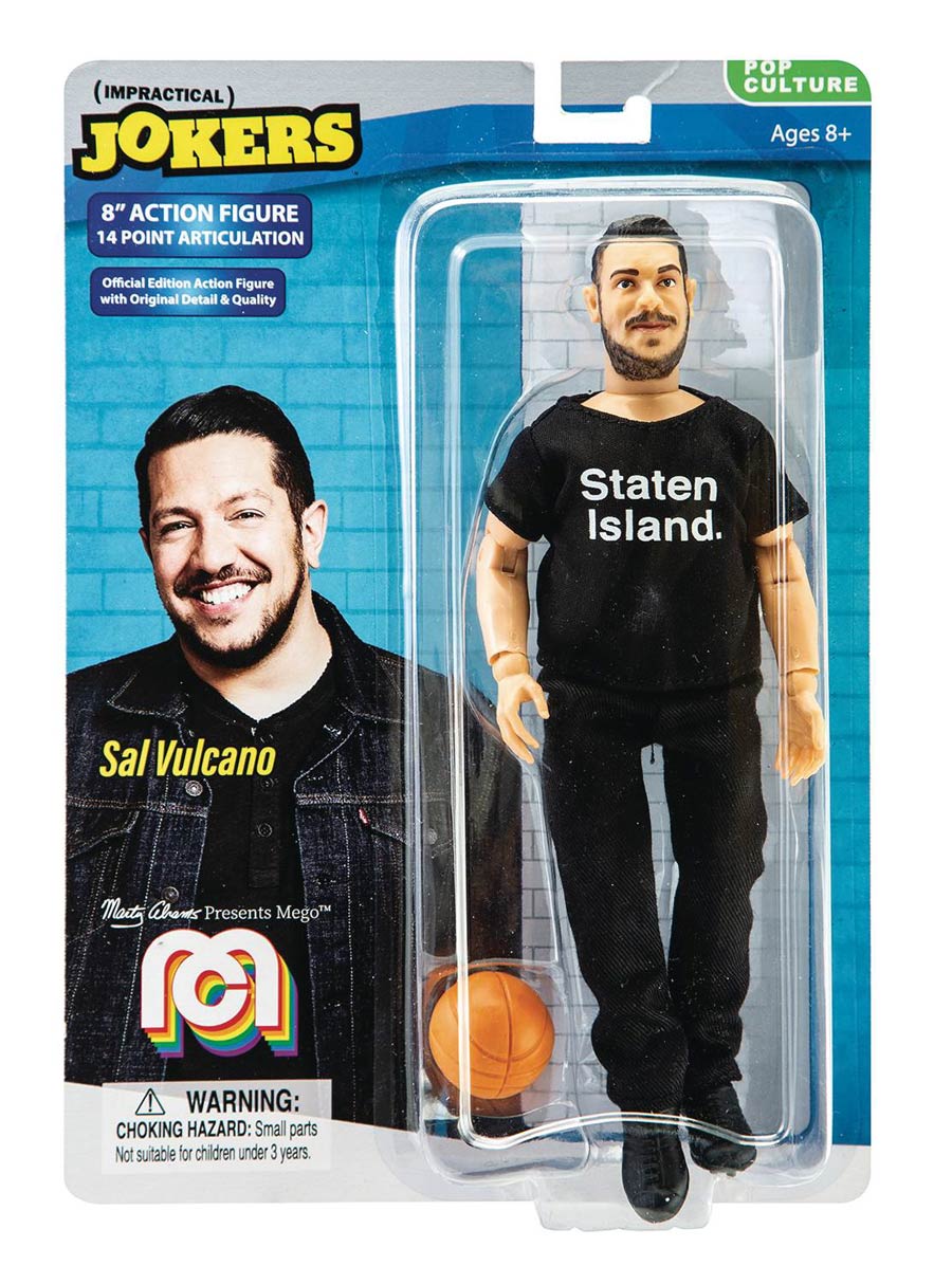 Mego Pop Culture Wave 5 Impractical Jokers Sal 8-Inch Action Figure