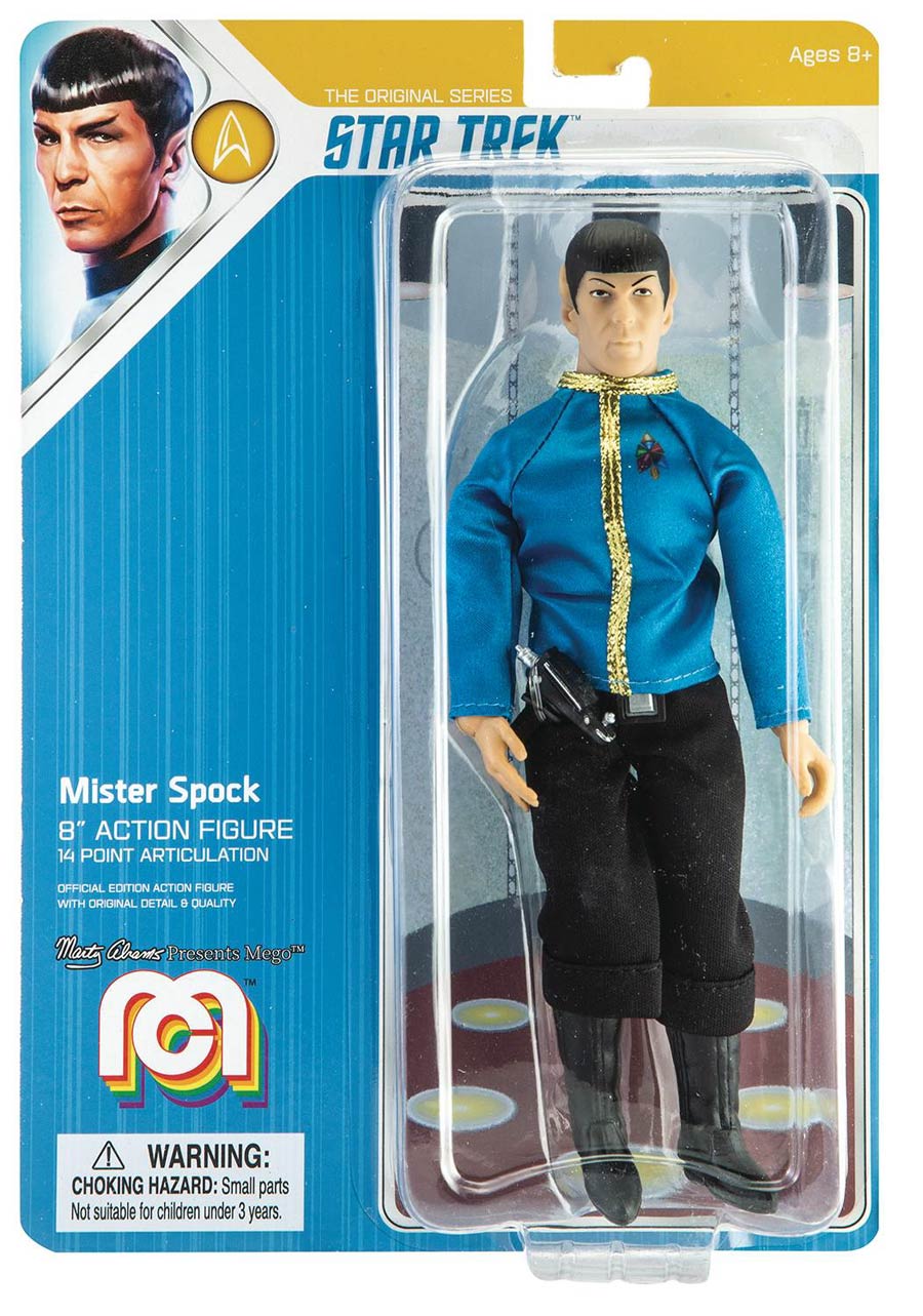 Mego Sci-Fi Wave 5 Star Trek Spock Dress Uniform 8-Inch Action Figure