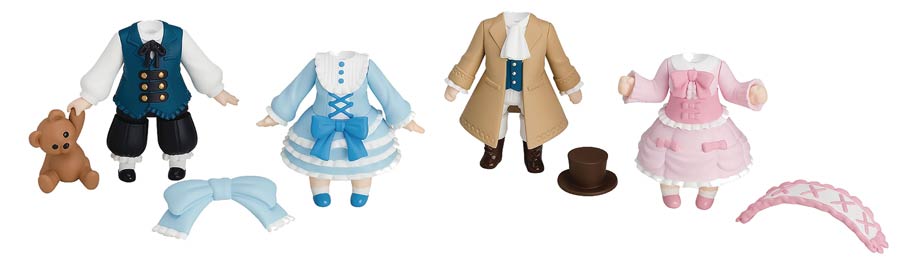 Nendoroid More Dress Up Lolita Outfit Blind Mystey Box 4-Piece Display