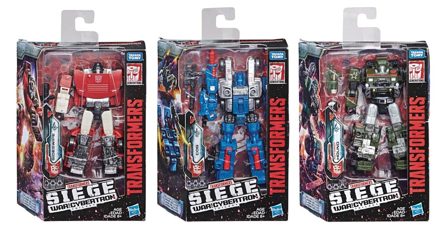 Transformers Generations War For Cybertron Deluxe Action Figure Assortment Case 201905