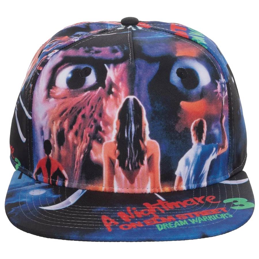 Nightmare On Elm Street Dream Warriors Poster Snapback Cap