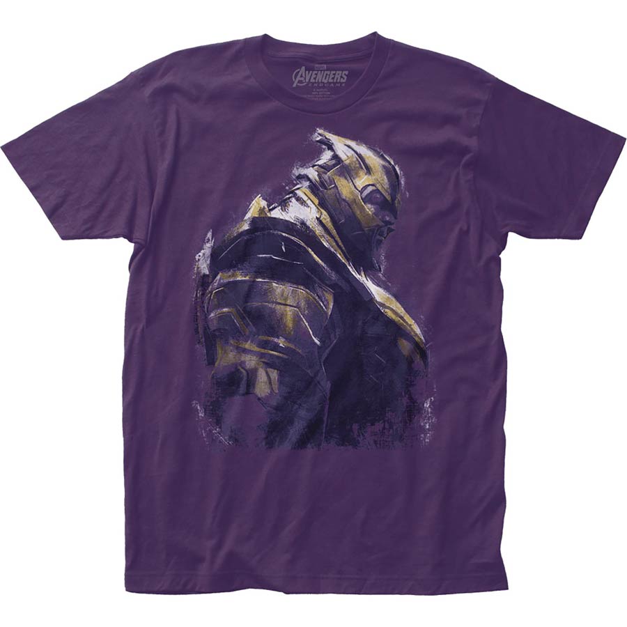Avengers Endgame Thanos Purple T-Shirt Large