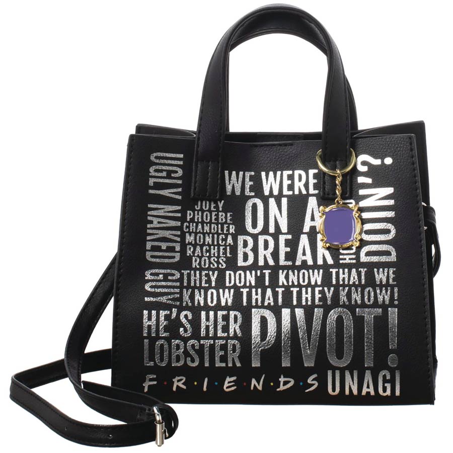 Friends Quotes Mini Tote Handbag