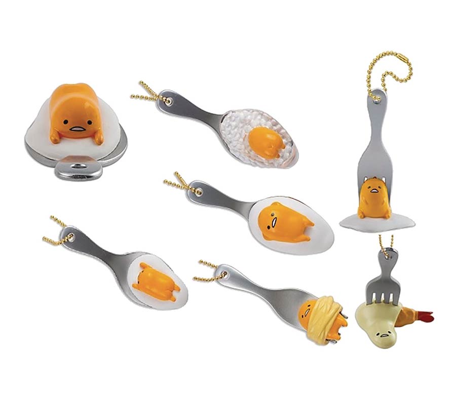 Gudetama Lazy Egg Keychain Series 2 Blind Mystery Box 24-Piece Display