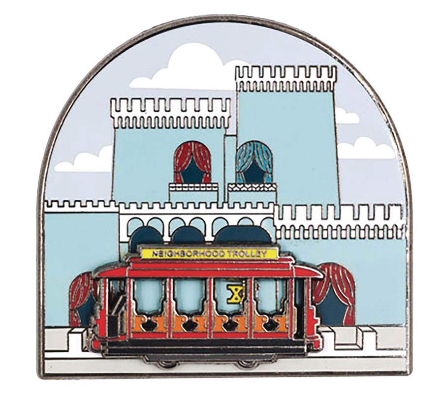 Mister Rogers Neighborhood King Fridays Castle With Sliding Trolley Pin