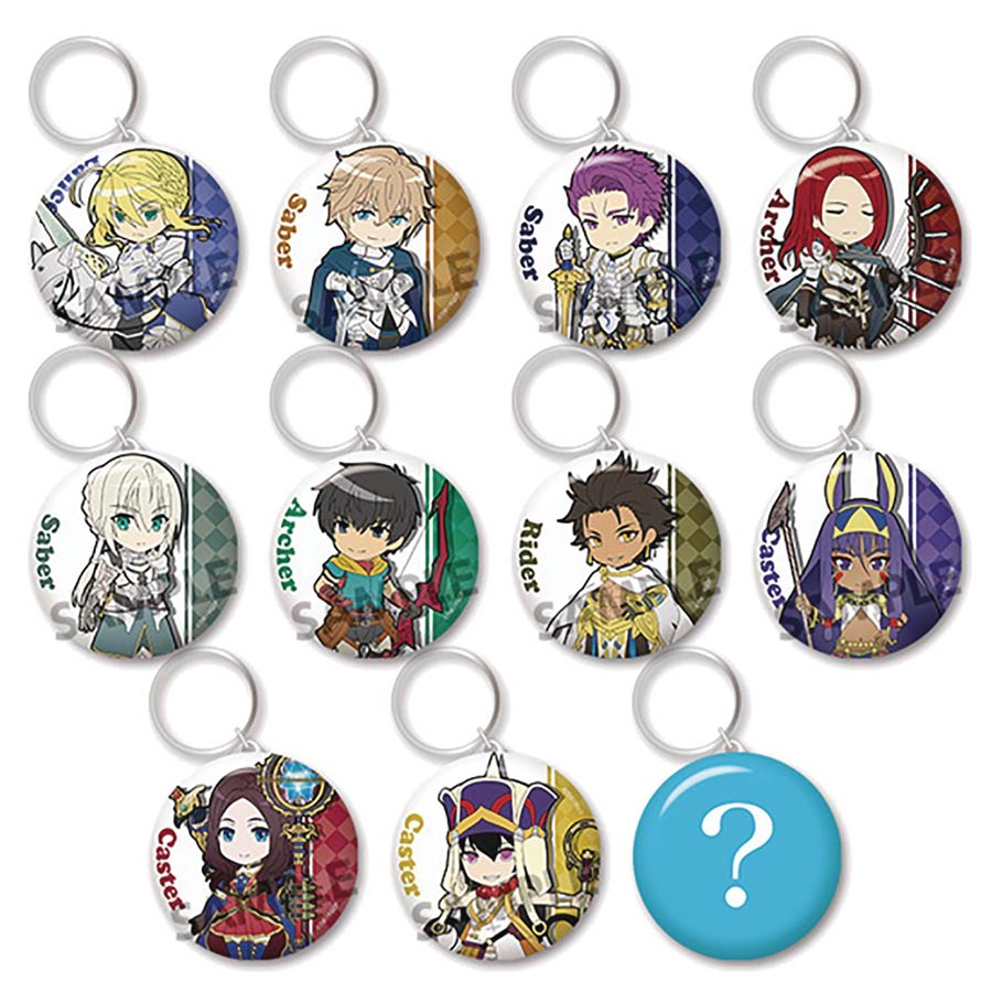 Fate/Grand Order Pikuriru Trading Keychain Vol 6 Blind Mystery Box 50-Piece Display