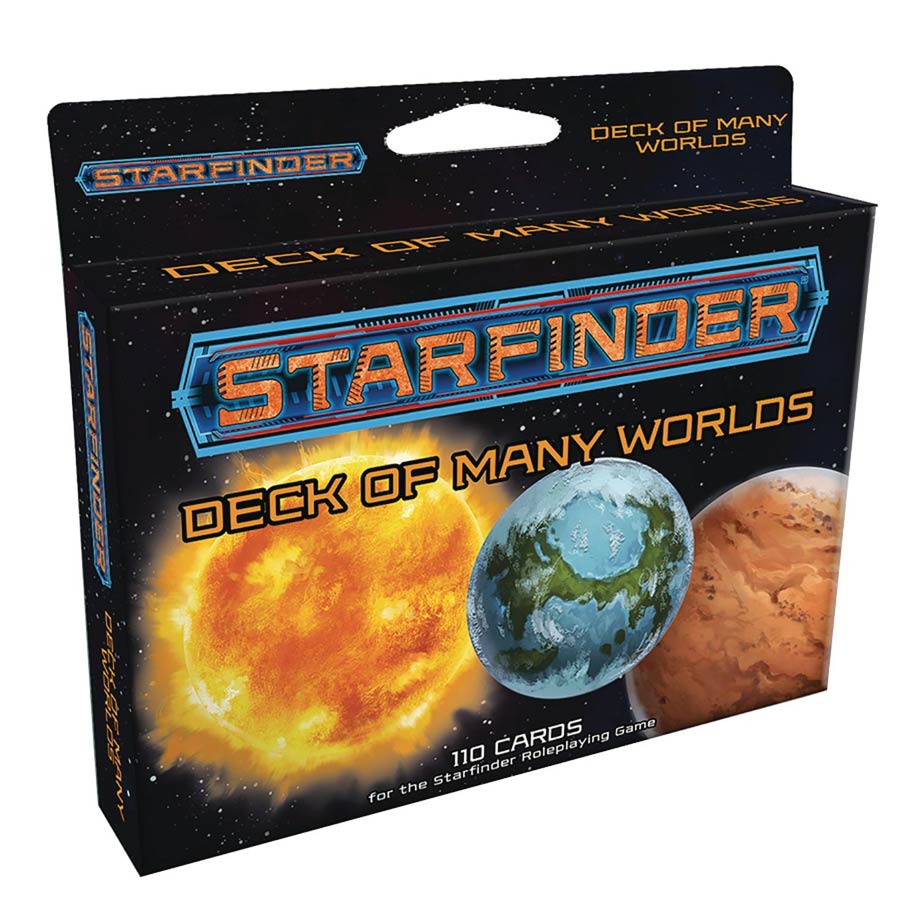 Starfinder RPG Deck Of Many Worlds Expansion