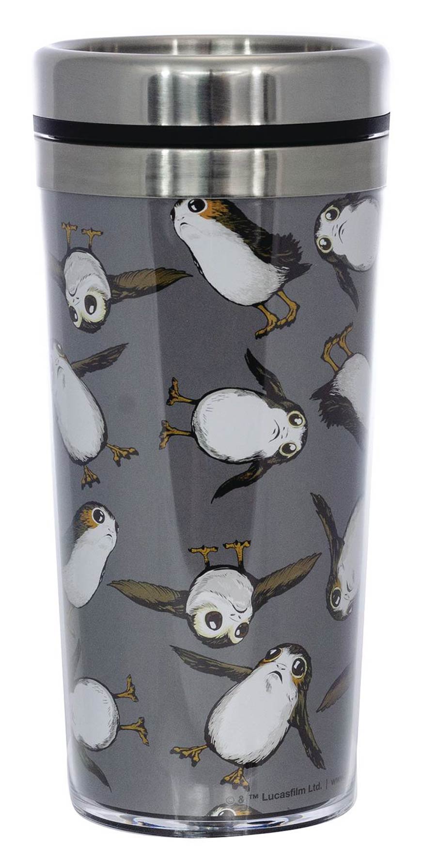 Star Wars Porg All-Over-Print Travel Tumbler