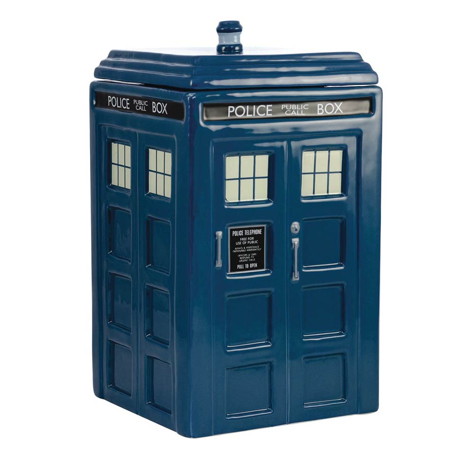 Doctor Who Thirteenth Doctor TARDIS Figural Cookie Jar