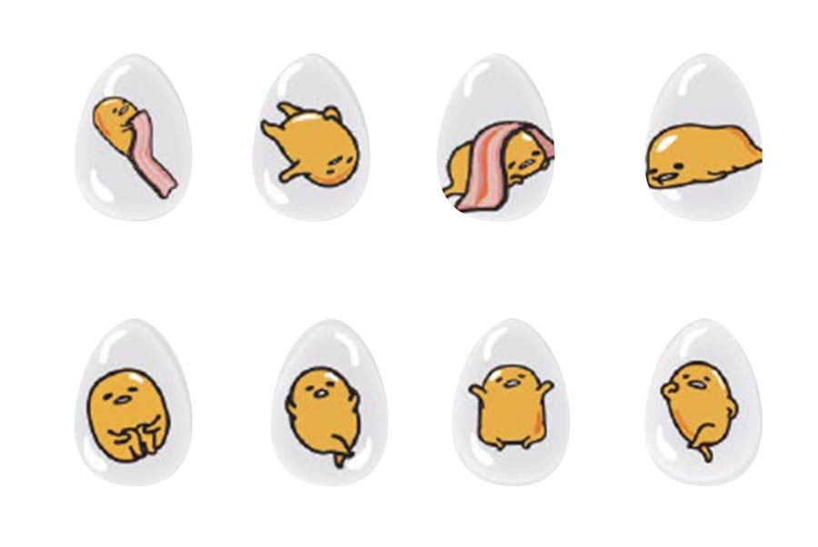 Gudetama Splat Egg Squish Ball 16-Piece Display