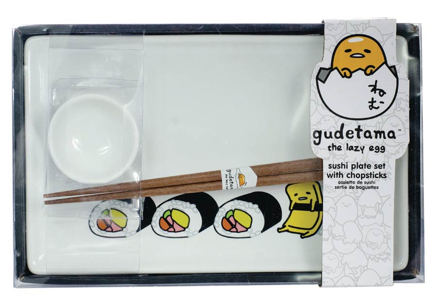 Gudetama Sushi Plate Set