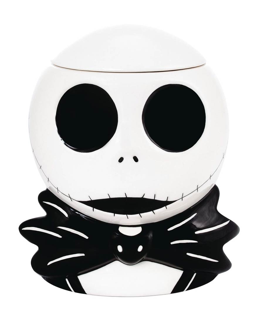 Nightmare Before Christmas Jack Skellington Figural Storage Jar