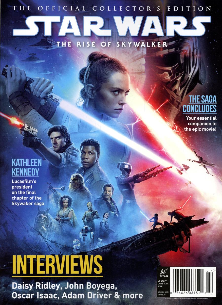 Star Wars The Rise Of Skywalker Official Movie Special Magazine Newsstand Edition