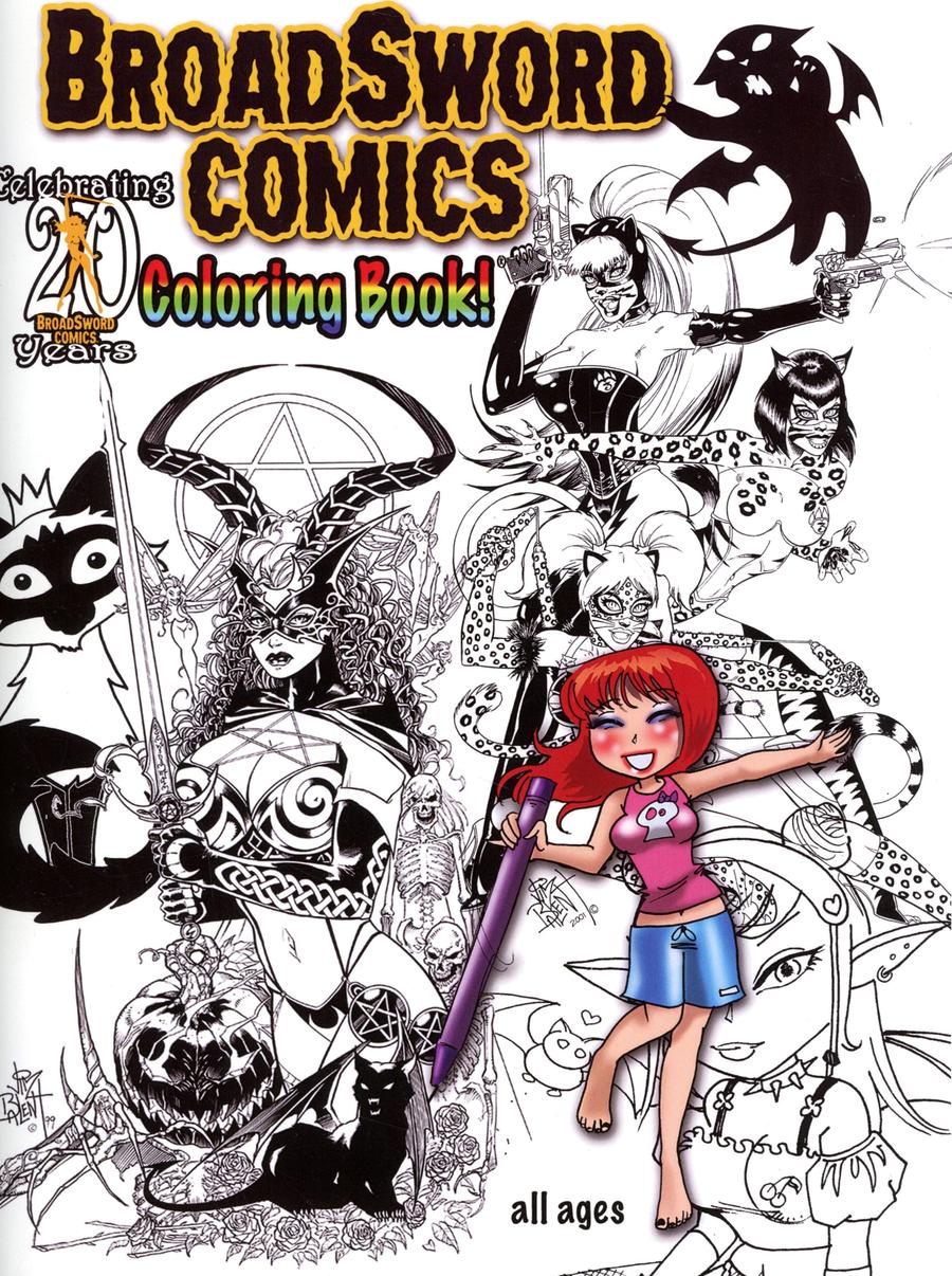 Tarot & More 20 Years Of Broadsword Comics Coloring Book TP