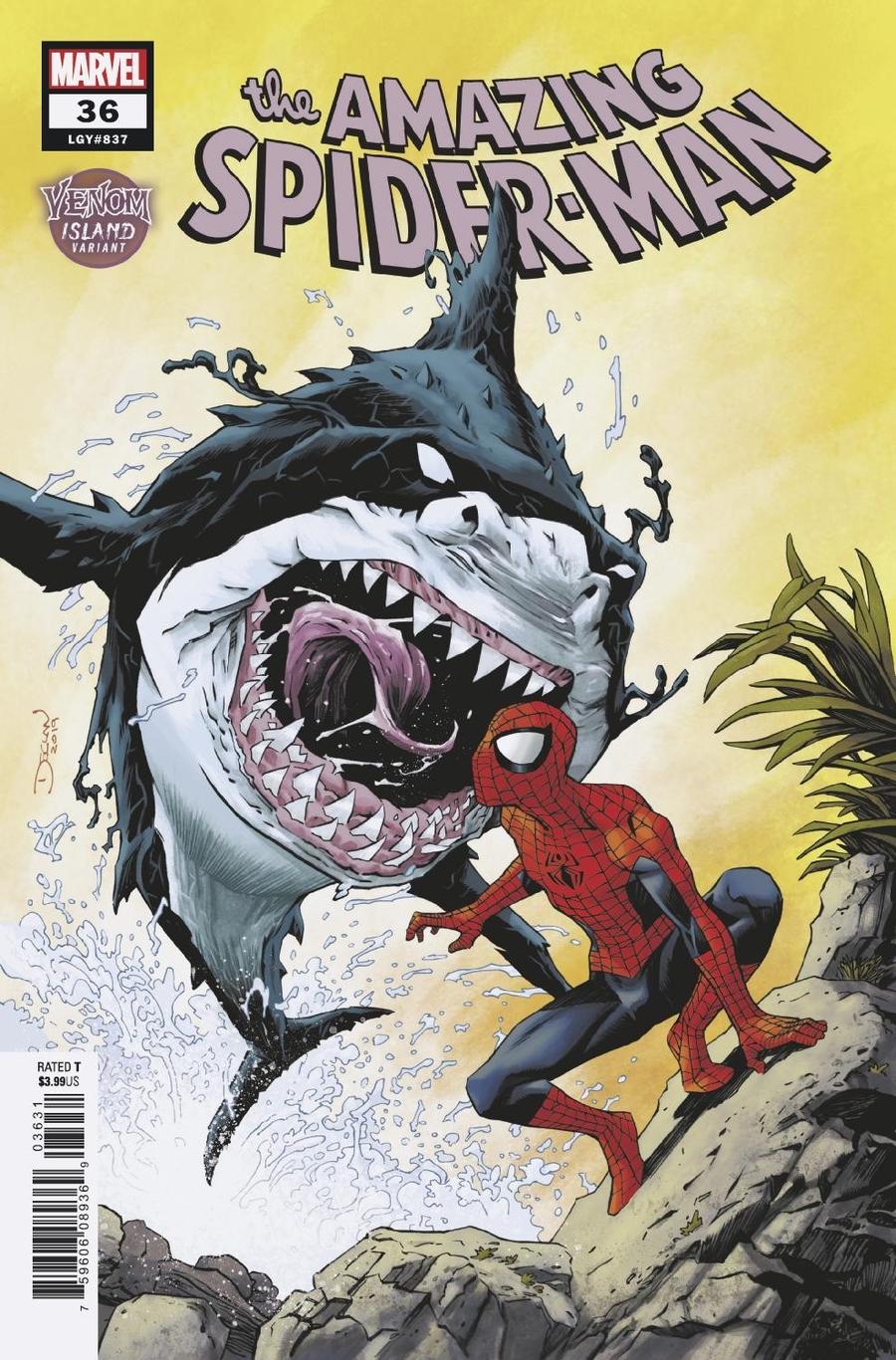 Amazing Spider-Man Vol 5 #36 Cover C Variant Declan Shalvey Venom Island Cover (2099 Tie-In)