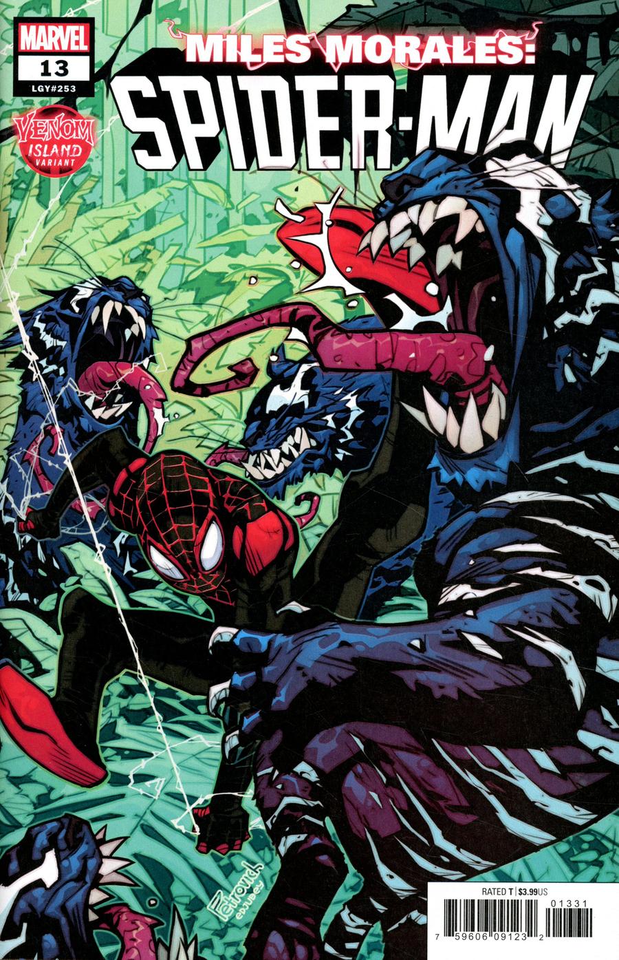 Miles Morales Spider-Man #13 Cover C Variant Eduard Petrovich Venom Island Cover