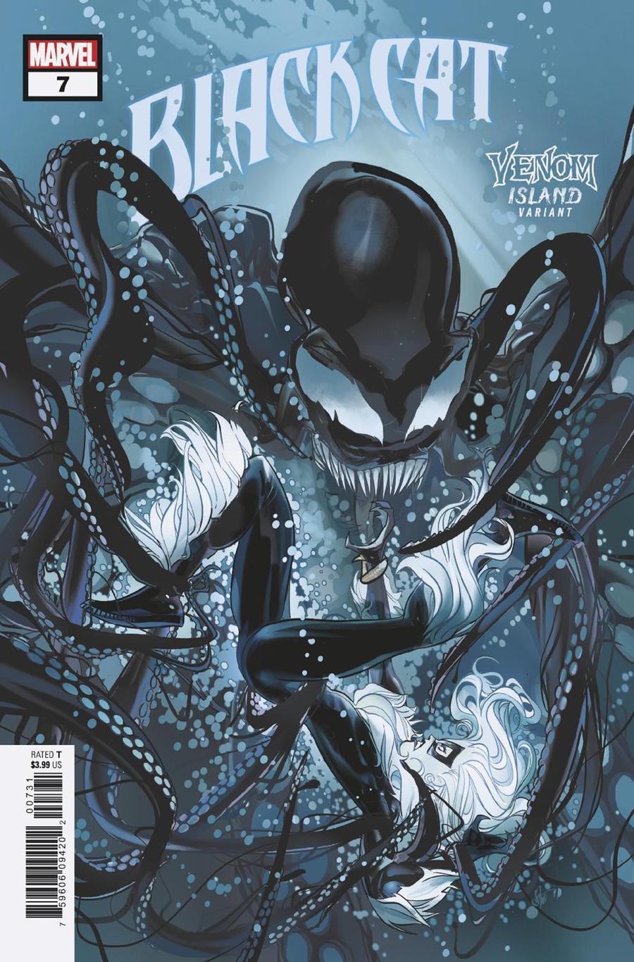 Black Cat #7 Cover C Variant Otto Schmidt Venom Island Cover