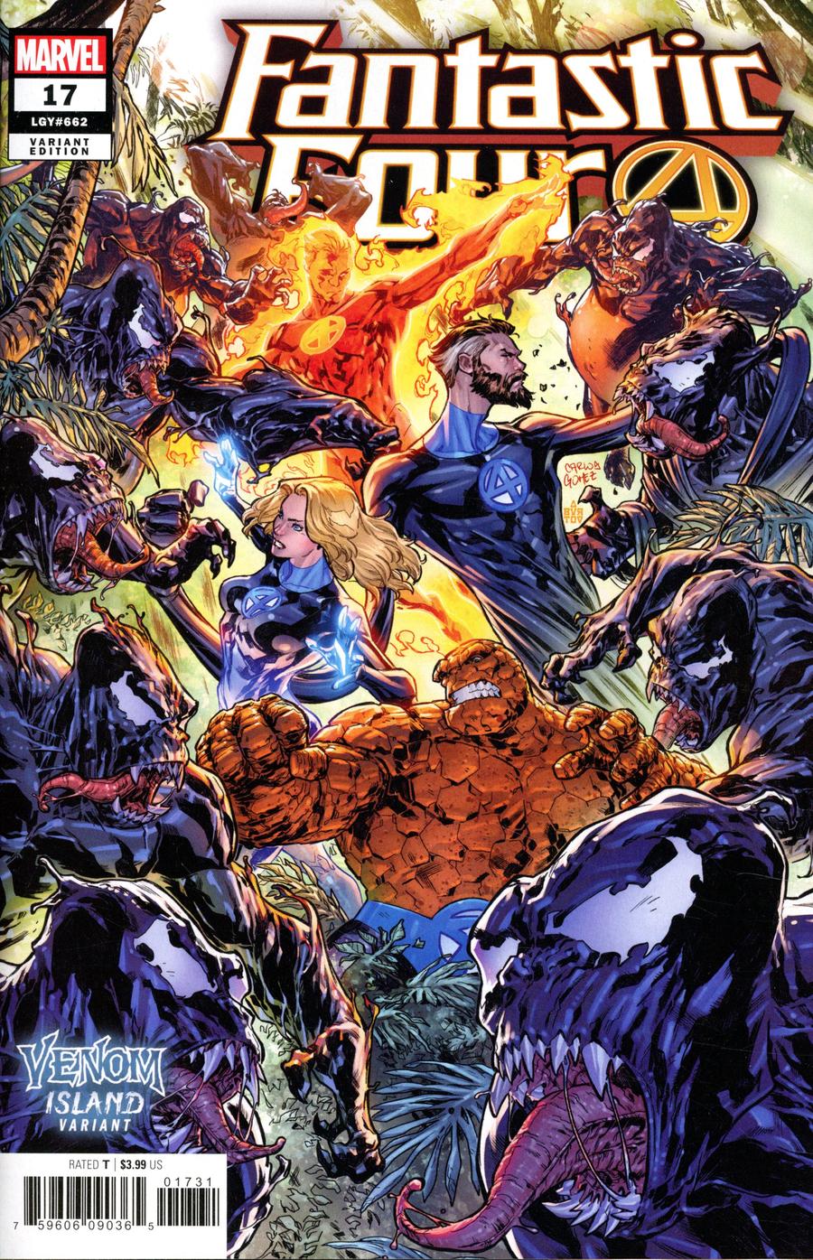 Fantastic Four Vol 6 #17 Cover C Variant Carlos Gomez Venom Island Cover