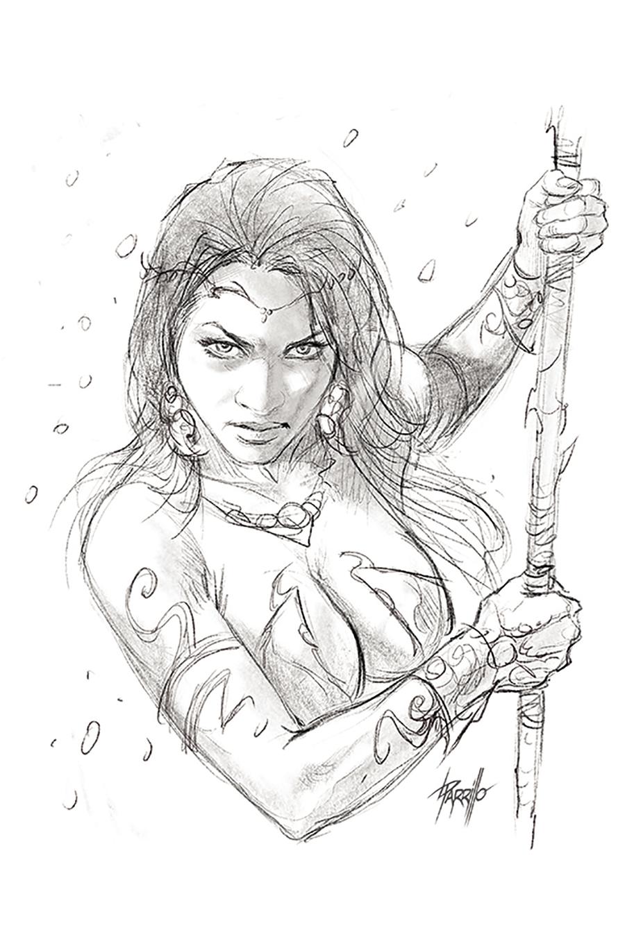 Dejah Thoris Vol 3 #1 Cover P Incentive Lucio Parrillo Pencil Cover