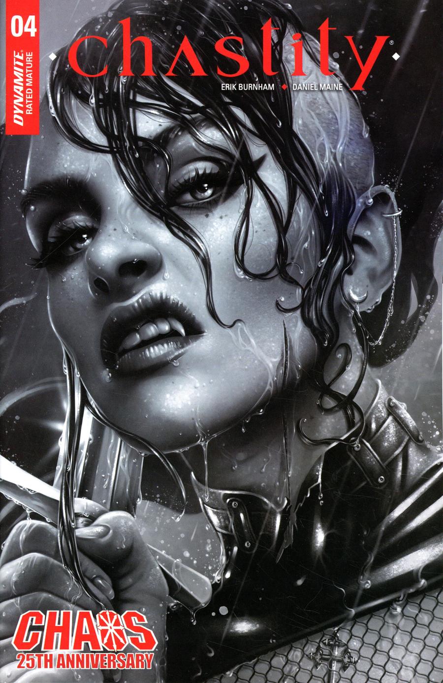 Chastity Vol 2 #4 Cover L Incentive Catherine Nodet Black & White Cover