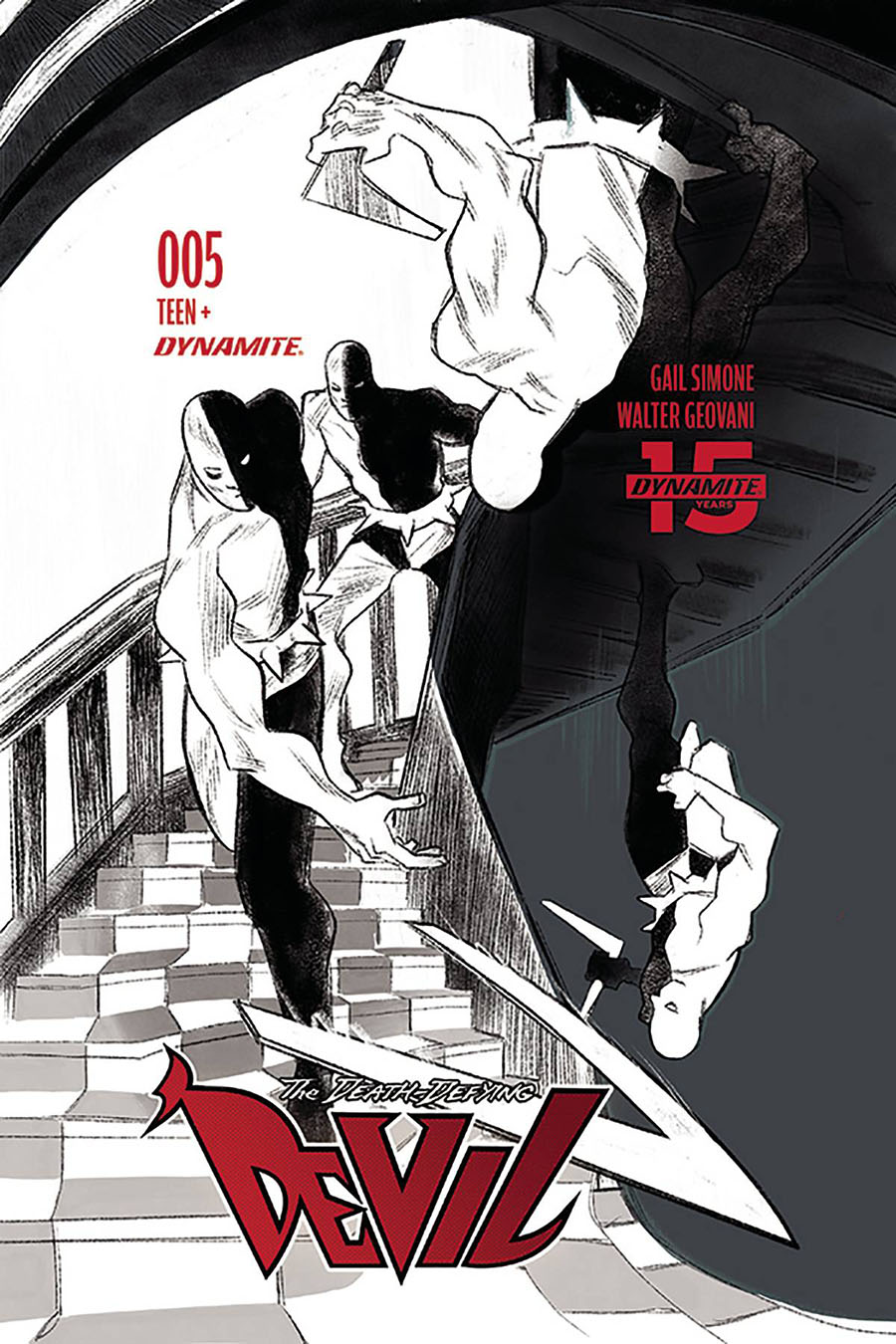 Death-Defying Devil Vol 2 #5 Cover E Incentive Erica Henderson Black & White Cover