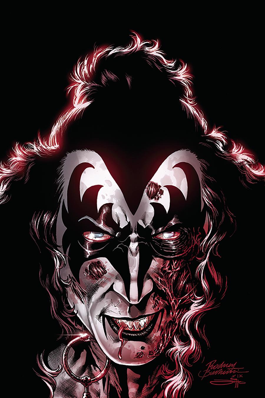 KISS Zombies #2 Cover I Incentive Rodney Buchemi Virgin Cover