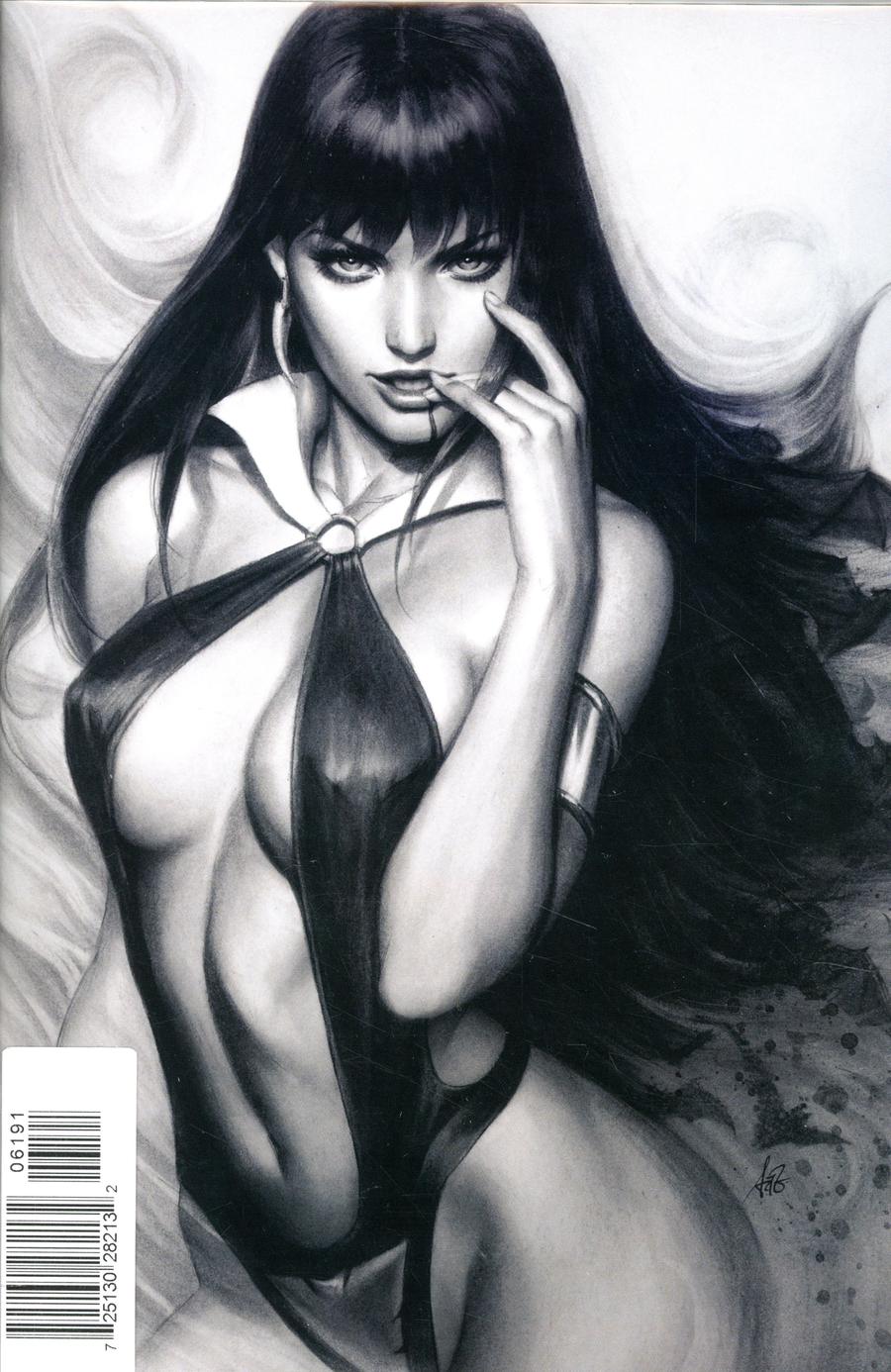 Vampirella Vol 8 #6 Cover Z Ultra-Limited Edition Stanley Artgerm Lau Charcoal Virgin Cover