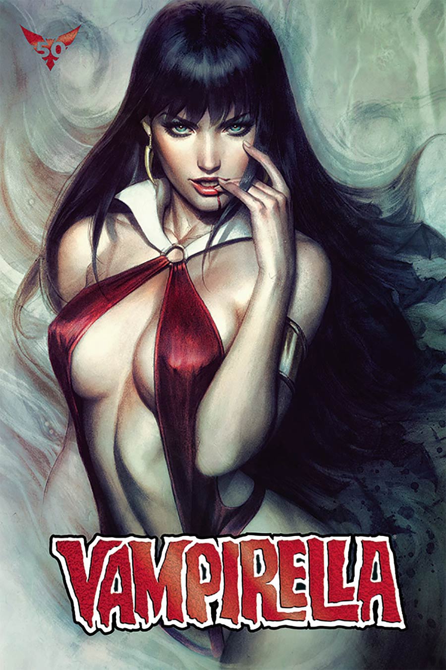 Vampirella Vol 8 #6 Cover Z-A Ultra-Limited Edition Stanley Artgerm Lau Red Foil Cover