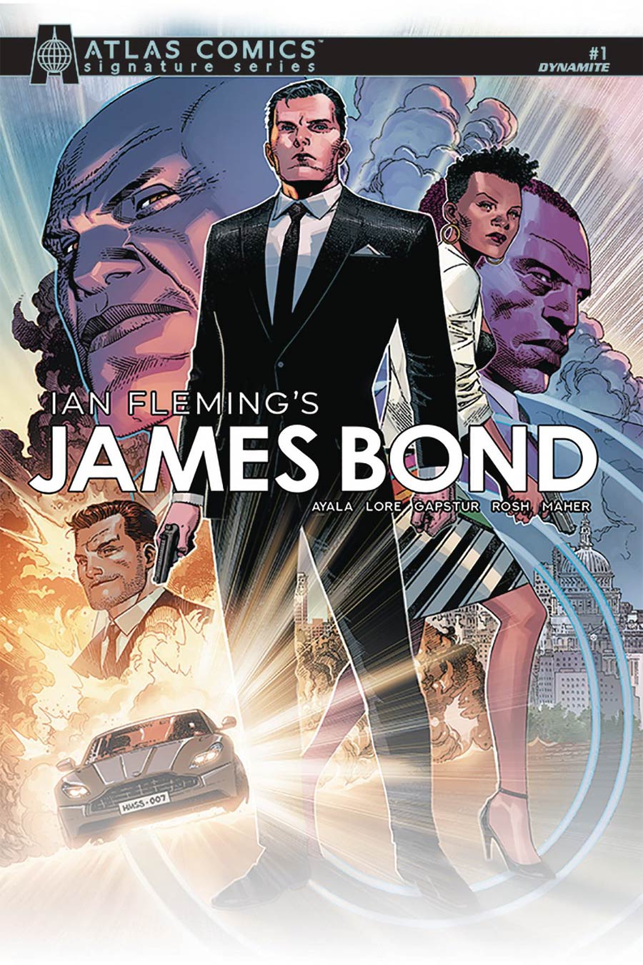 James Bond Vol 3 #1 Cover G Atlas Comics Signature Series Signed By Vita Ayala & Danny Lore