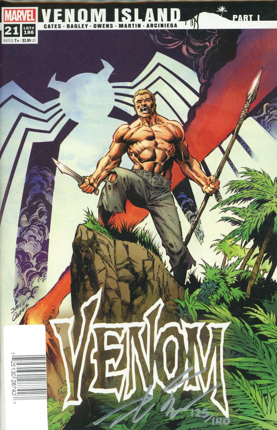 Venom Island #1 DF Signed By Donny Cates