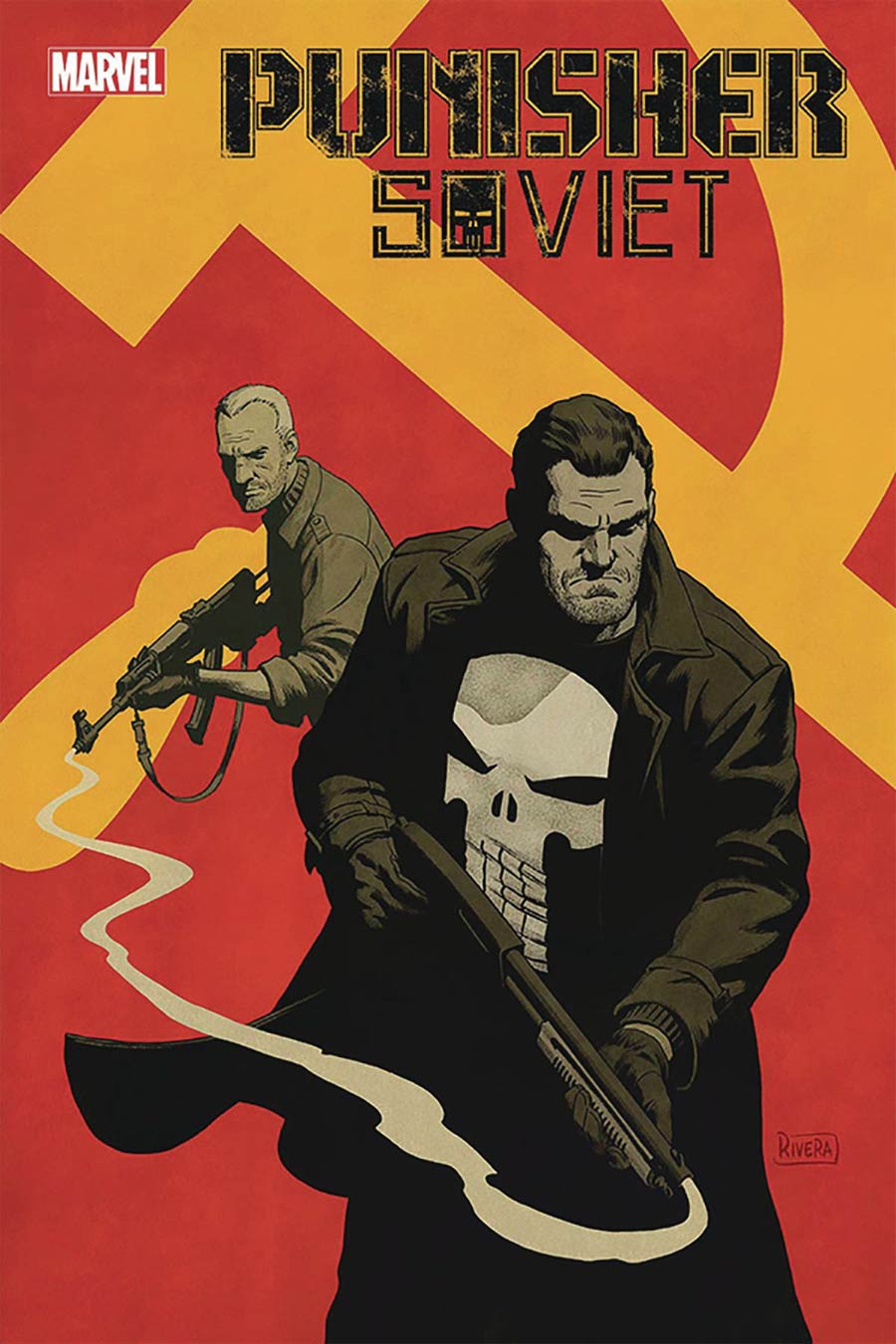 Punisher Soviet #1 Cover E DF Signed By Joe Quesada