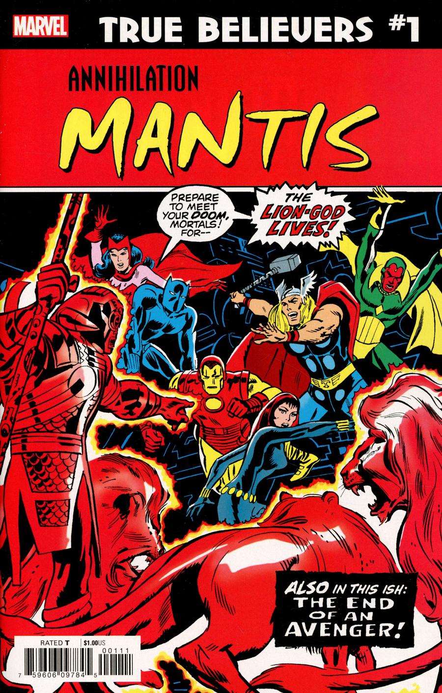 True Believers Annihilation Mantis #1