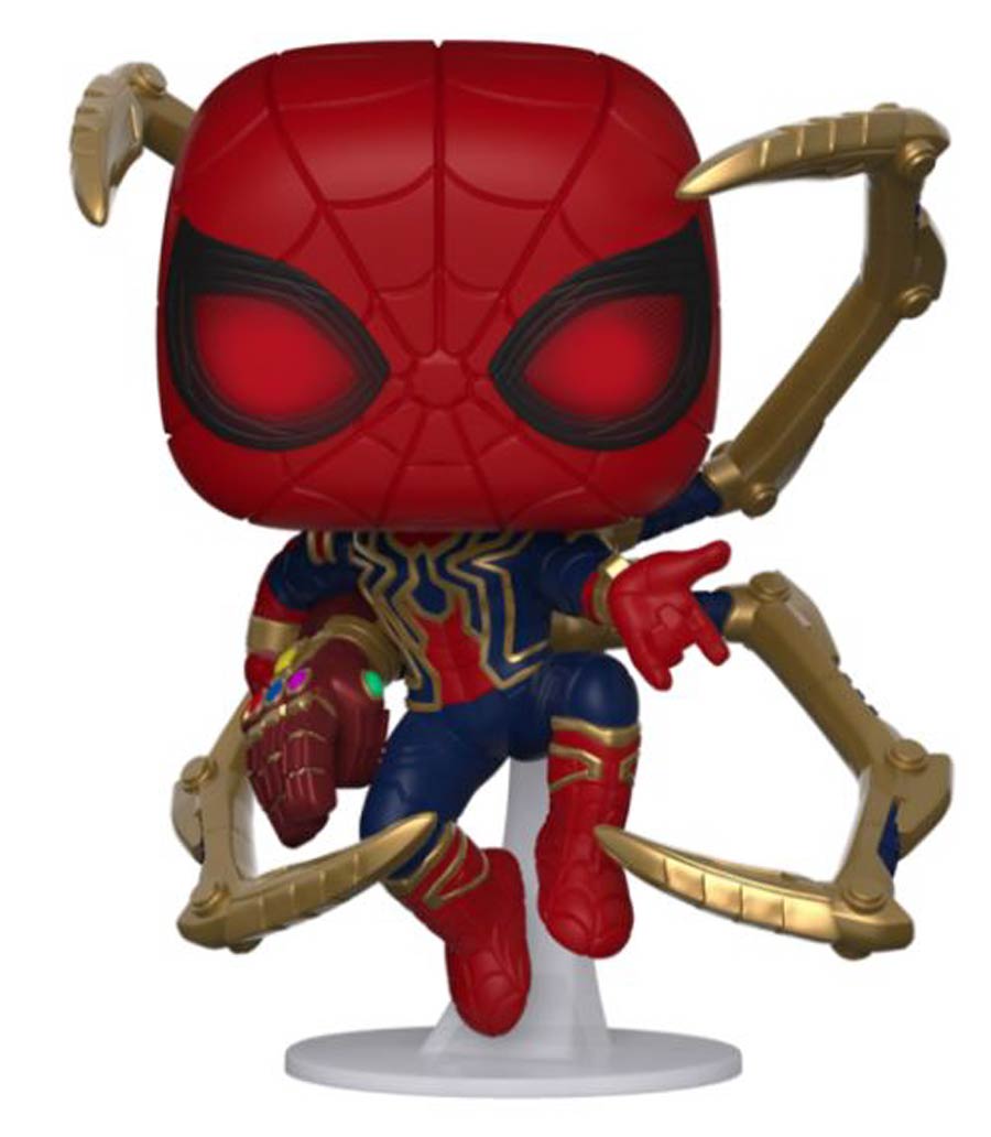 POP Marvel Avengers Endgame Iron Spider With Nano Gauntlet Vinyl Bobble Head